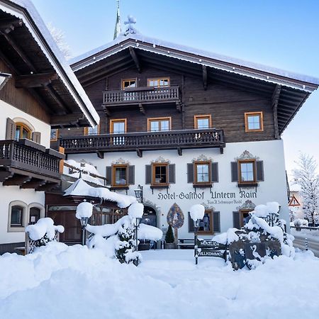 Alpen Glueck Hotel Unterm Rain Garni Kirchberg in Tirol Esterno foto