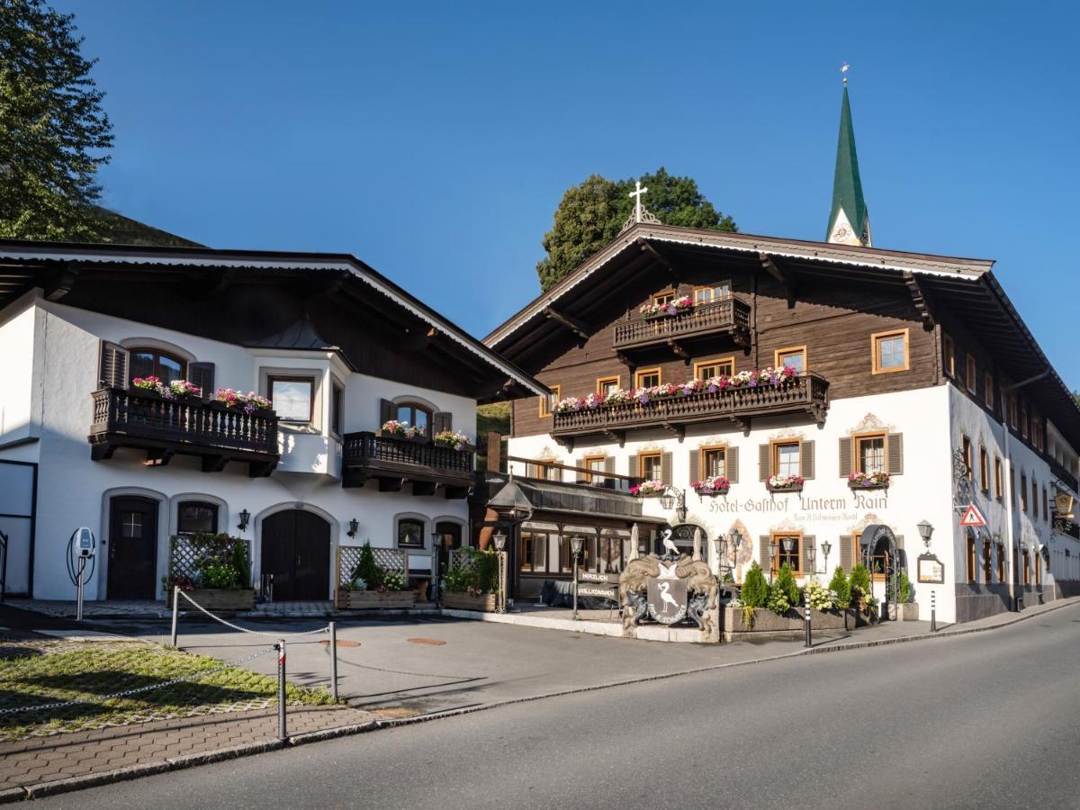 Alpen Glueck Hotel Unterm Rain Garni Kirchberg in Tirol Esterno foto