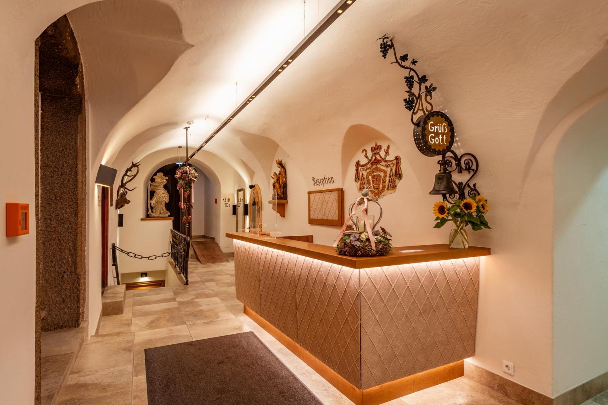 Alpen Glueck Hotel Unterm Rain Garni Kirchberg in Tirol Esterno foto