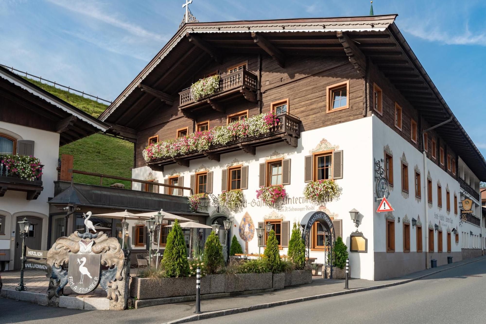 Alpen Glueck Hotel Unterm Rain Garni Kirchberg in Tirol Esterno foto